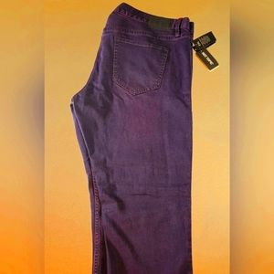 HOT TOPIC RUDE PURPLE WASH SKINNY JEANS MEN'S SIZE 38X32